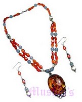 necklace earring set - click here for large view